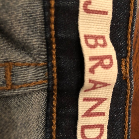 J BRAND washed denim jeans with slight flare leg - Picture 2 of 5